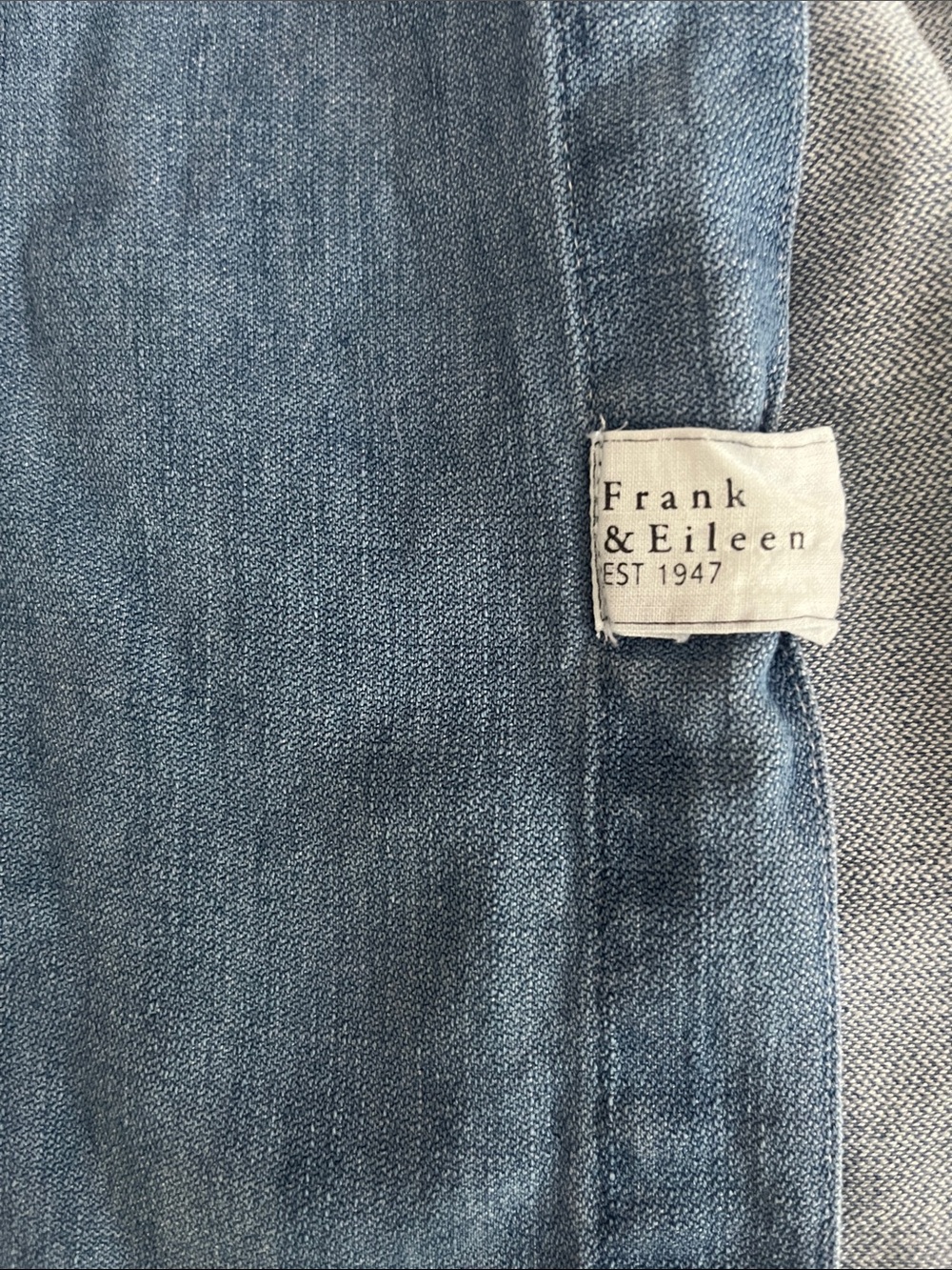Frank & Eileen Rory Denim Maxi Dress Long Sleeve Minimalist Casual Western USA - Picture 8 of 10